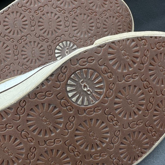 UGG Australia Evers Women's Sneakers US 7.5 Cream Canvas Shoes - Picture 11 of 15